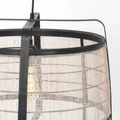 Anne Light & Home Hanglamp Capos Jute Naturel/Zwart
