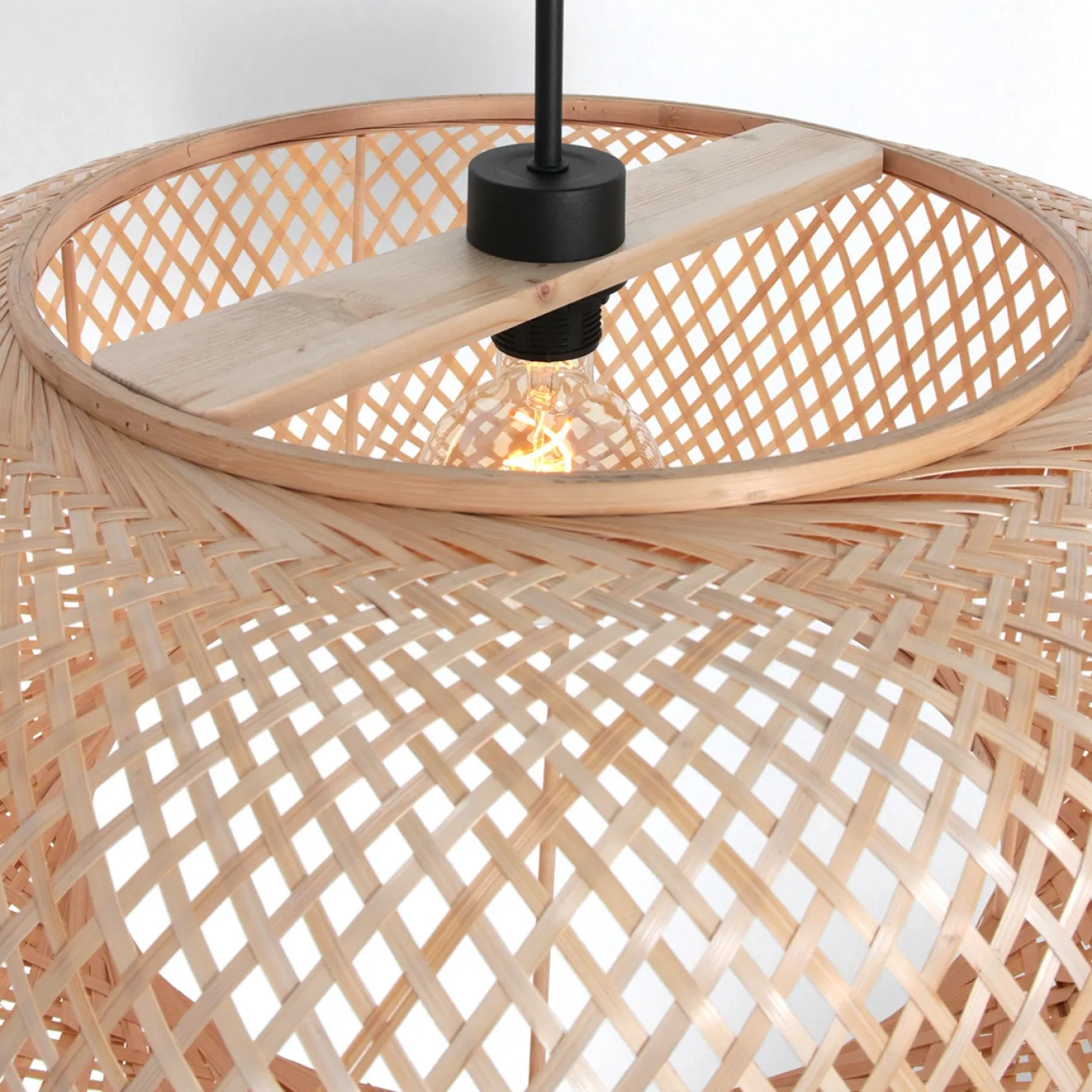Anne Light & Home Hanglamp Maze Bamboe Naturel Ø60cm