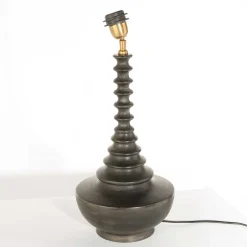 Anne Light & Home Lampvoet Bois Bol Hout Zwart