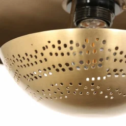 Anne Light & Home Plafondlamp Brassi Brons Ø42cm