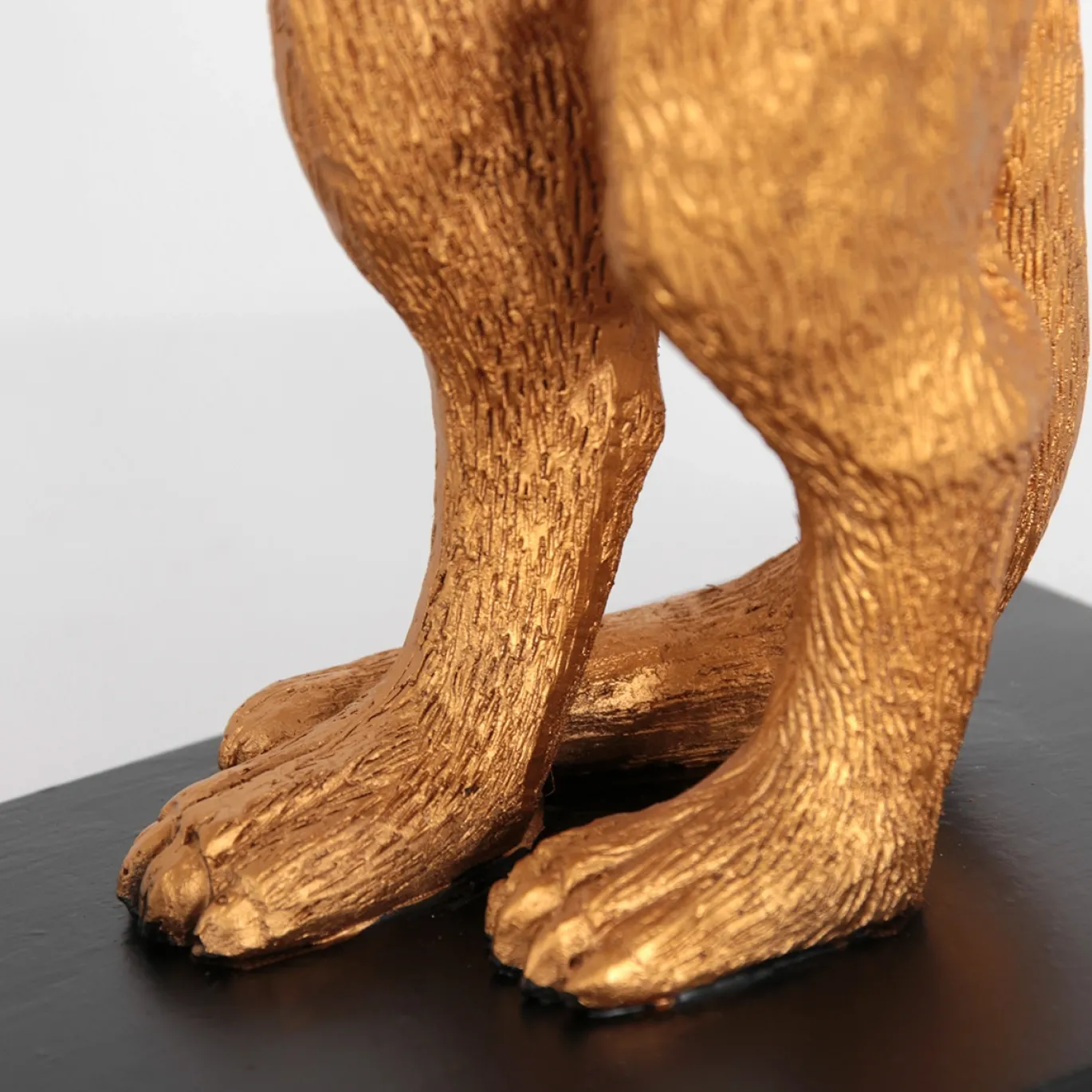 Anne Light & Home Tafellamp Animaux Stokstaartje Grof Linnen Wit