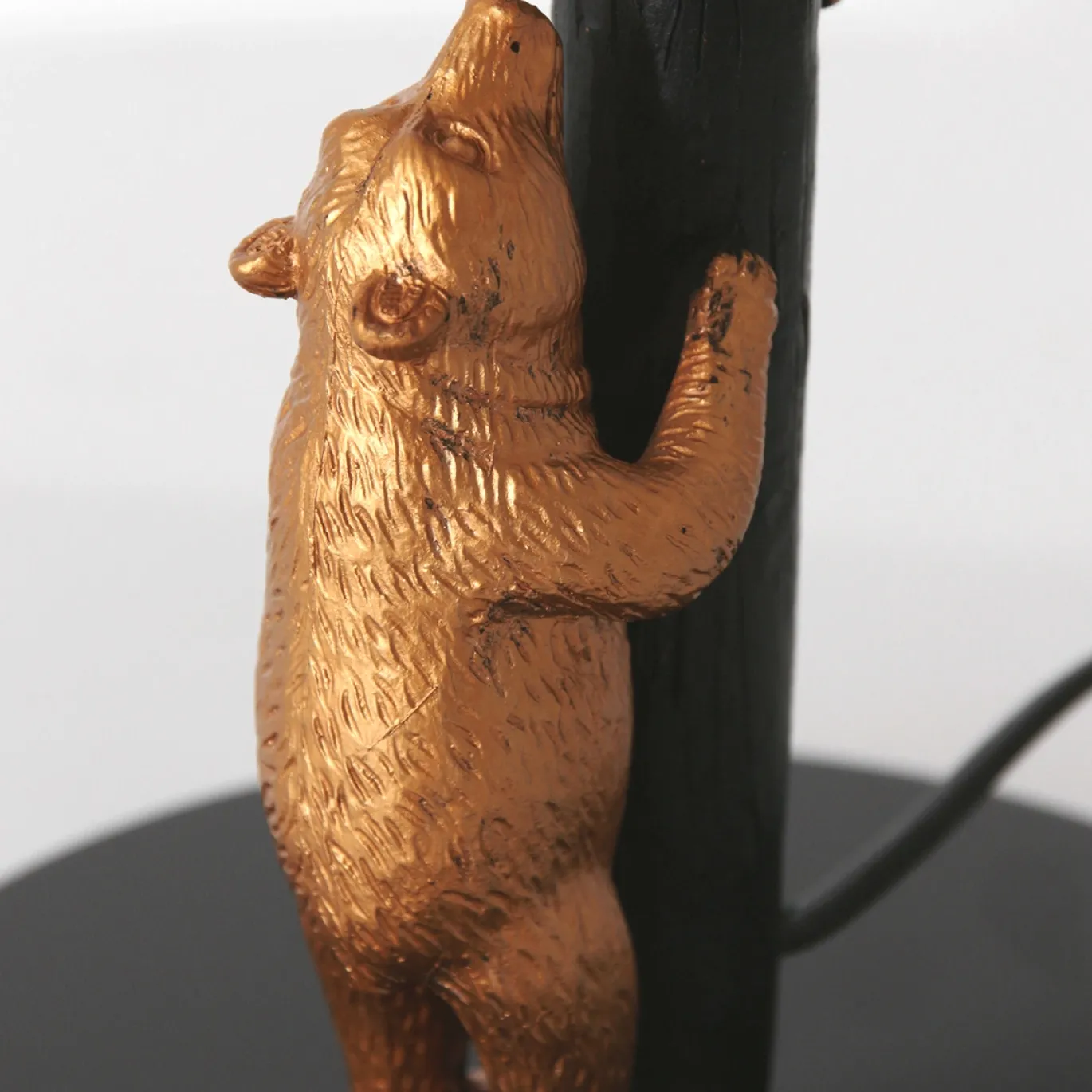 Anne Light & Home Tafellamp Animaux Beren Grof Linnen Wit