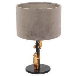Anne Light & Home Tafellamp Animaux Beren Velours Taupe