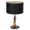 Anne Light & Home Tafellamp Animaux Beren Linnen Zwart/Goud