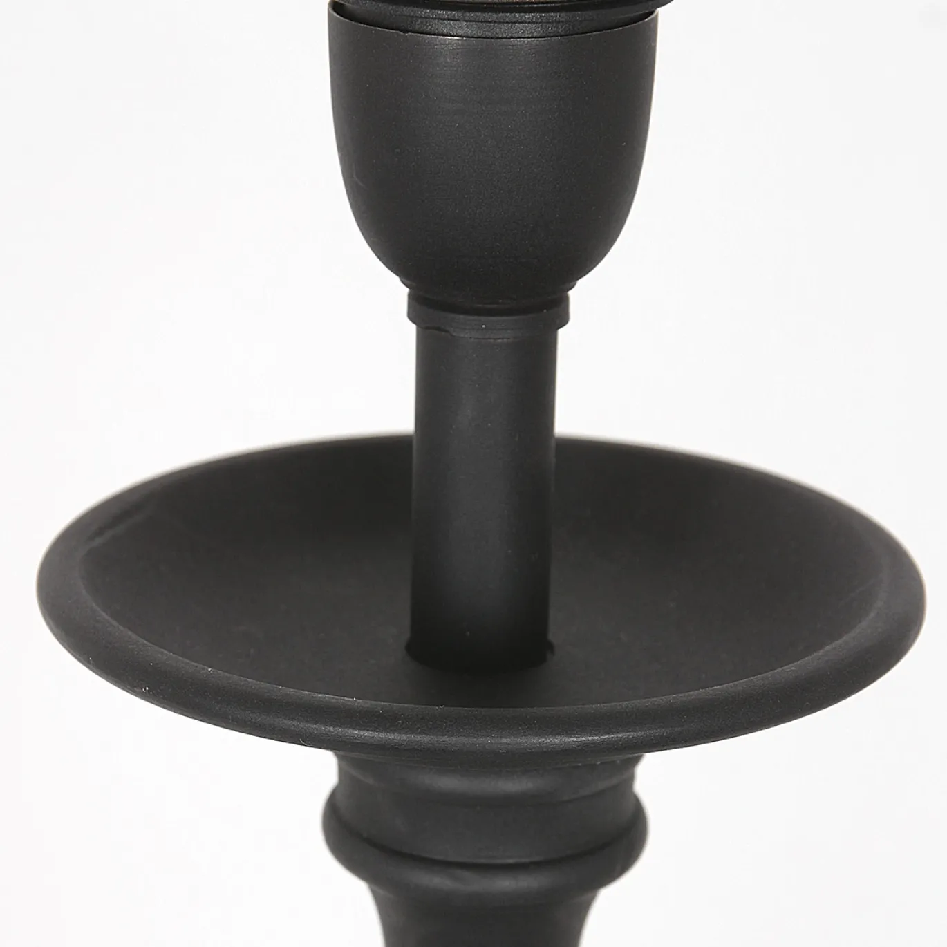 Anne Light & Home Tafellamp Lyons Kandelaar Hout Zwart 54cm