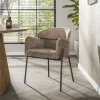 Armstoel Curva Hoven Champagne - Giga Meubel