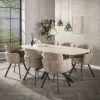 Armstoel Embrace Draaibaar Hoven Champagne - Giga Meubel