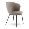 Armstoel Gain Kunstleer Taupe - Giga Living
