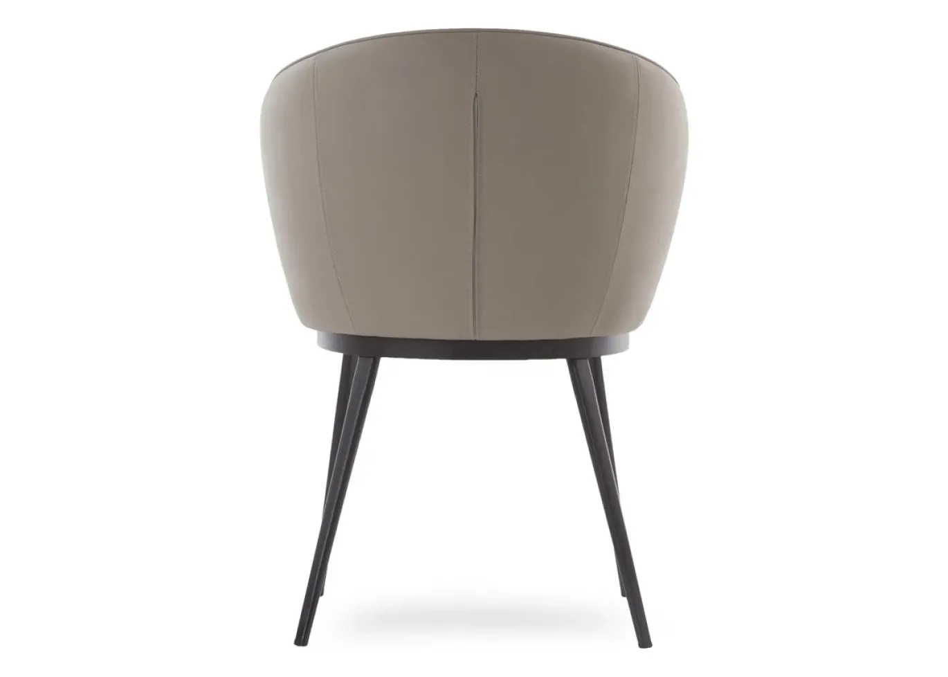 Armstoel Gain Kunstleer Taupe - Giga Living