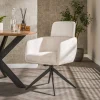 Armstoel Headrest Gritt Wit - Giga Meubel