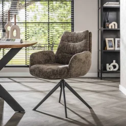 Armstoel Lounge Rich Taupe - Giga Meubel