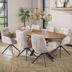 Armstoel Lounge Rich Zand - Giga Meubel