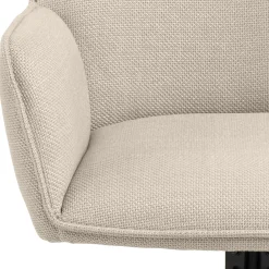 Armstoel Lugo Beige Draaibaar - Giga Living