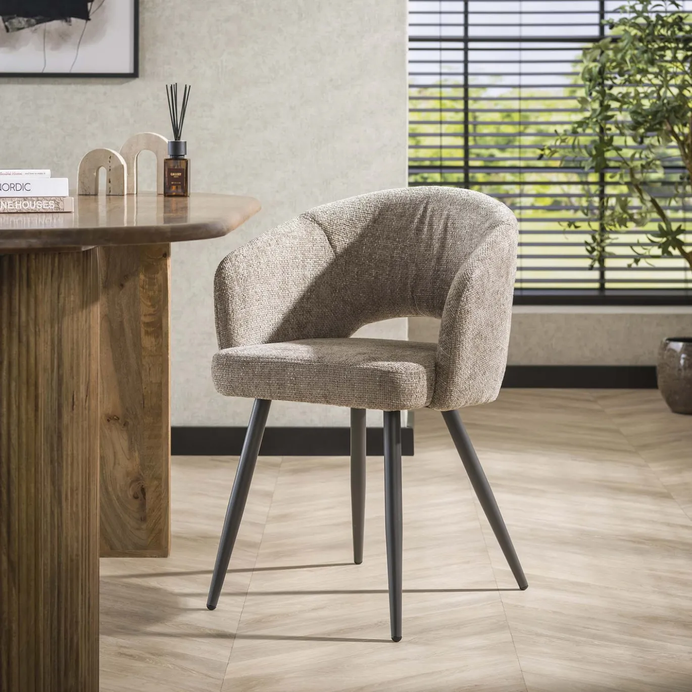 Armstoel Salon Tissee Cargo Zand - Giga Meubel