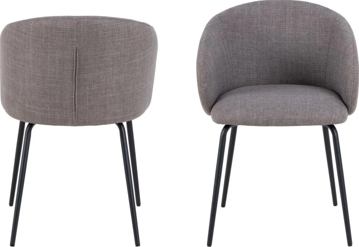 Armstoel Skive Lichtgrijs - Giga Living