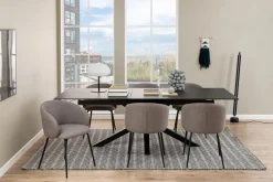 Armstoel Skive Lichtgrijs - Giga Living