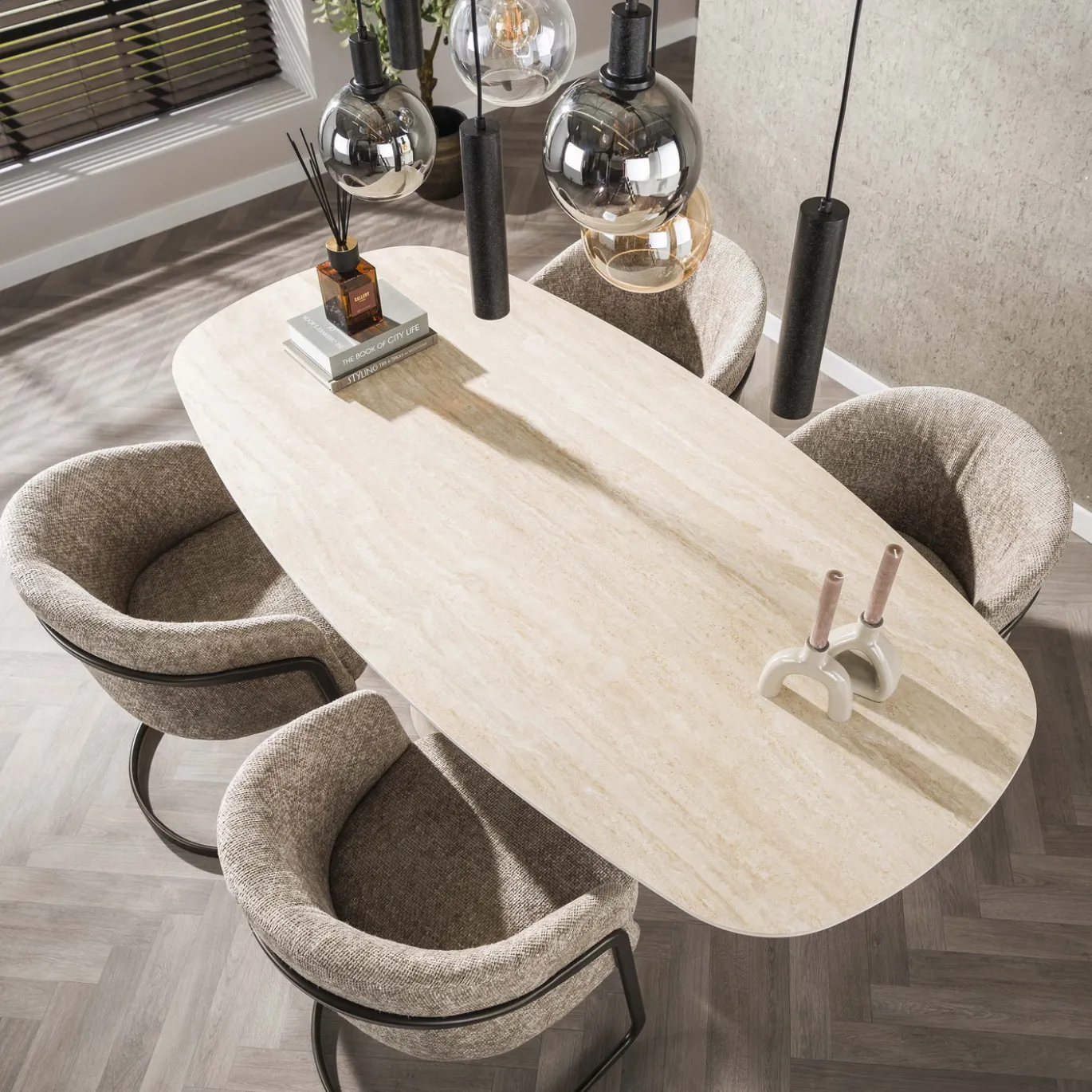 Armstoel Sway Hoven Zand - Giga Meubel