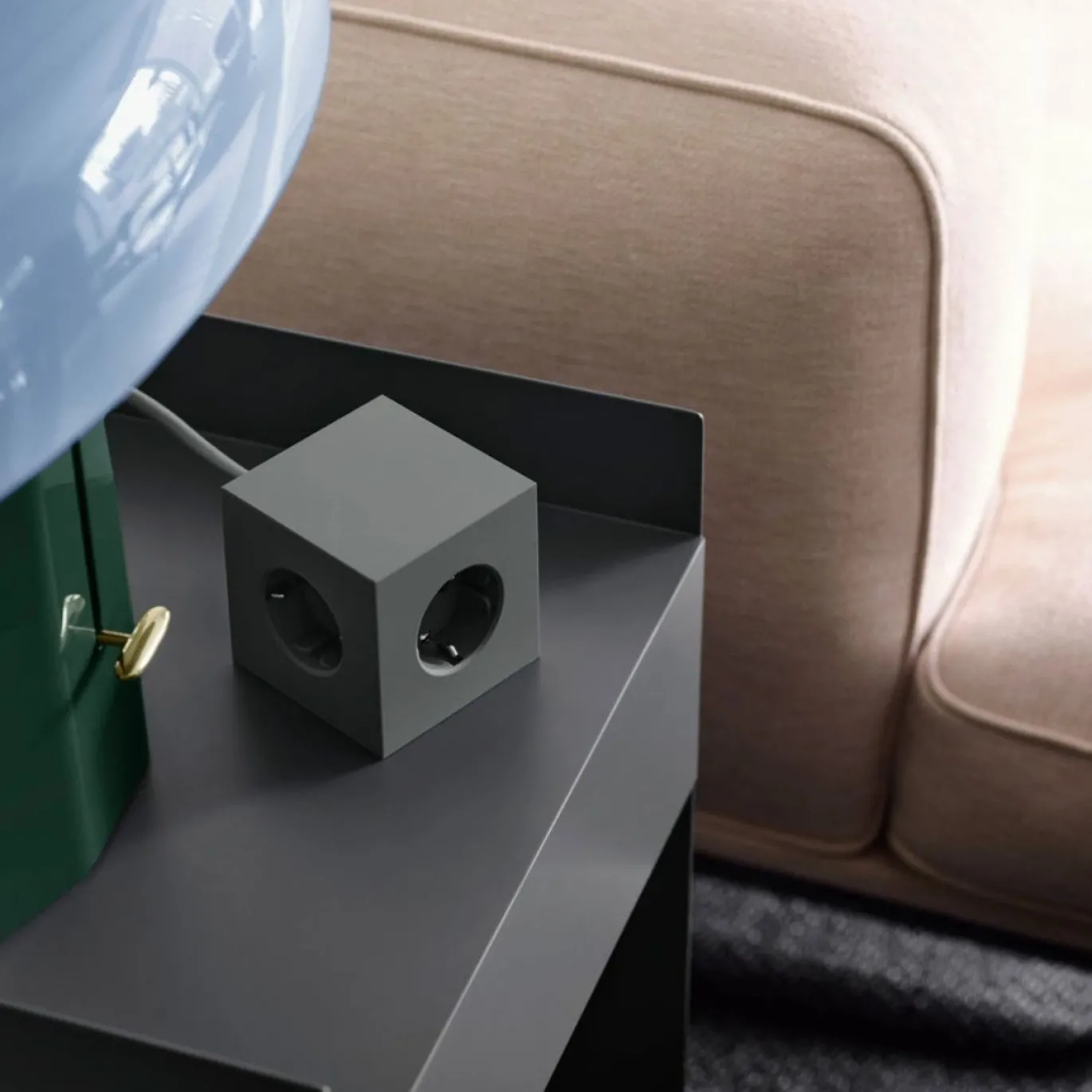 Avolt Stekkerdoos Square 1 Magnetisch 3m Oak Green