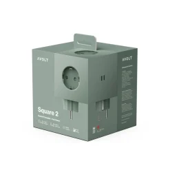 Avolt Stekkerdoos Square 2 - USB-C Oak Green
