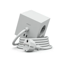 Avolt Stekkerdoos Square 1 - USB-C 1,8m Gotland Grey