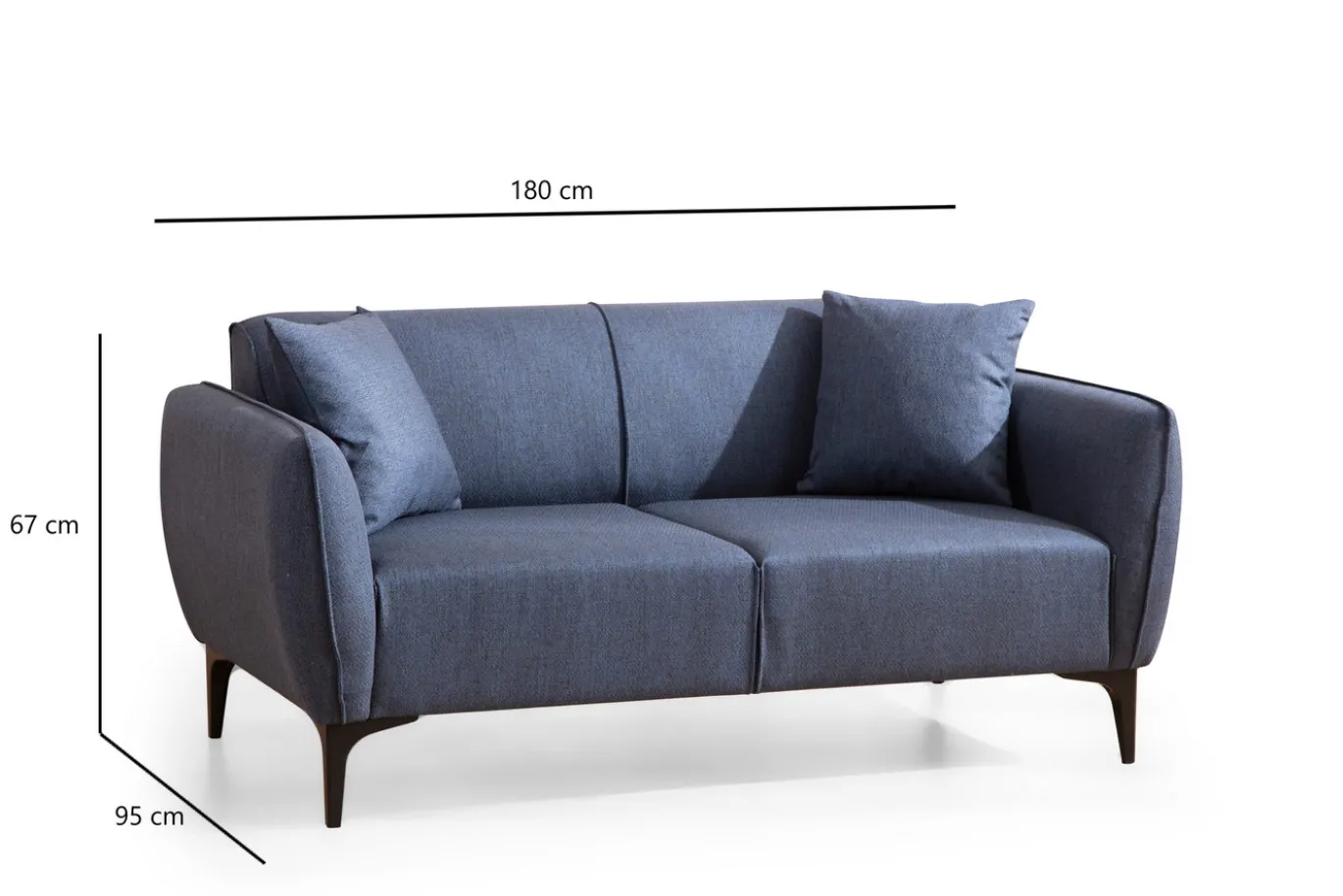 Bank Belissimo 2-Zits Blauw