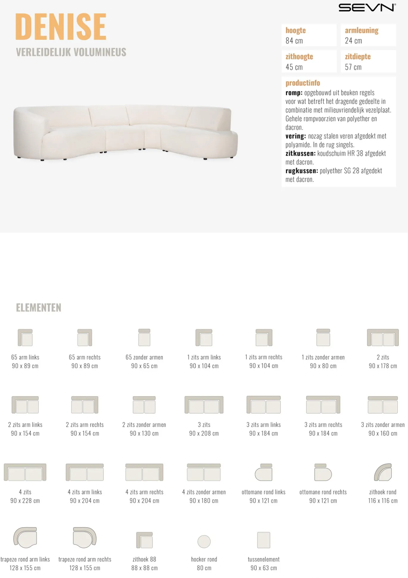 Bank Denise Himalaya Beige