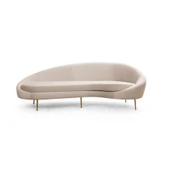 Bank Eses 3-Zits Beige Rechts