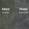 Bank Kirsten 3-zits Zithoek + Ottomane Rechts Adore Antraciet