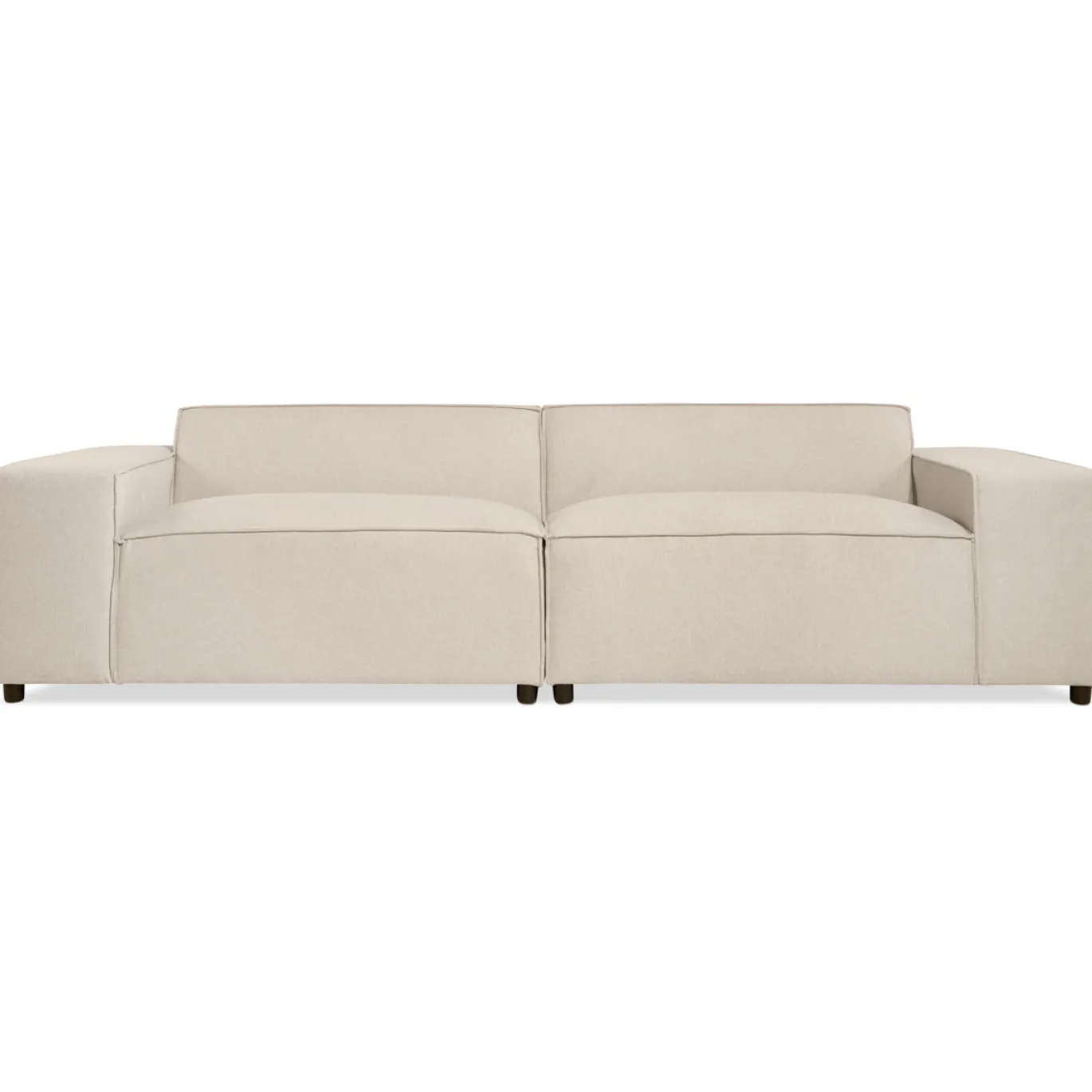 Bank Lara 3-Zits Linnen Beige - Giga Meubel