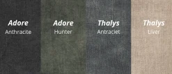 Bank Michelle 3-zits Zithoek + Ottomane Rechts Adore Hunter