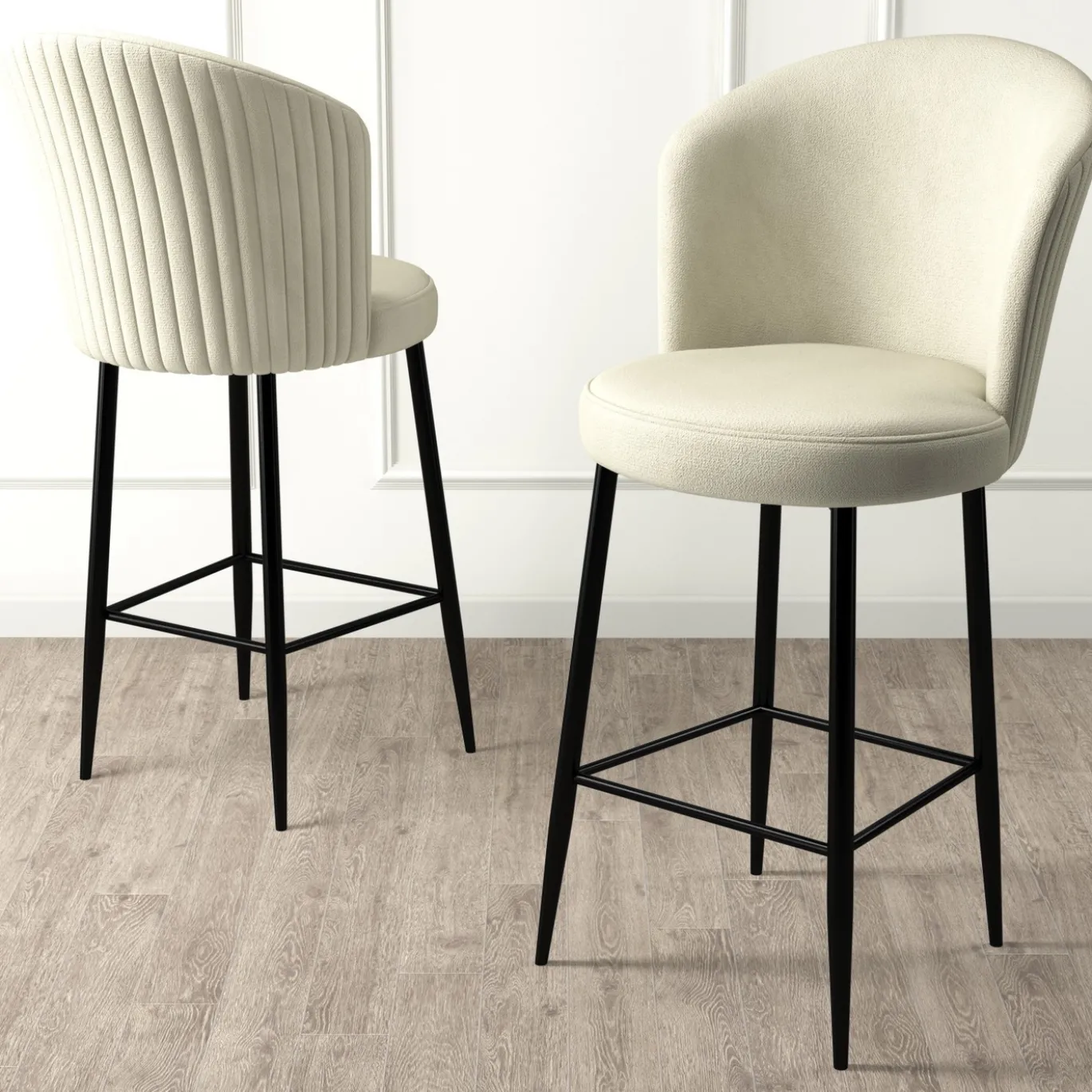 Barkruk Alte Crème Set van 6