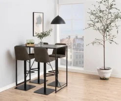 Barkruk Asmund Antraciet Preston - Giga Living
