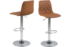Barkruk Framsta Bruin Pu Dove - Giga Living