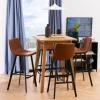 Barkruk Isdal Brandy Pu Retro - Giga Living