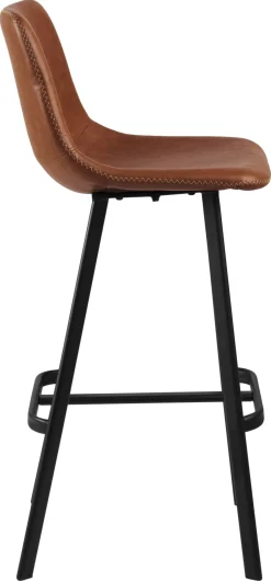 Barkruk Isdal Brandy Pu Retro - Giga Living
