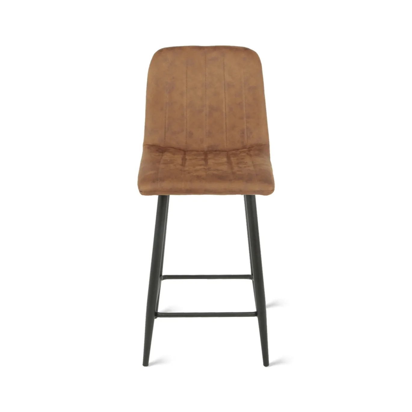 Barkruk Jax Microleder Cognac - Giga Meubel
