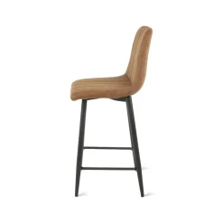 Barkruk Jax Microleder Cognac - Giga Meubel