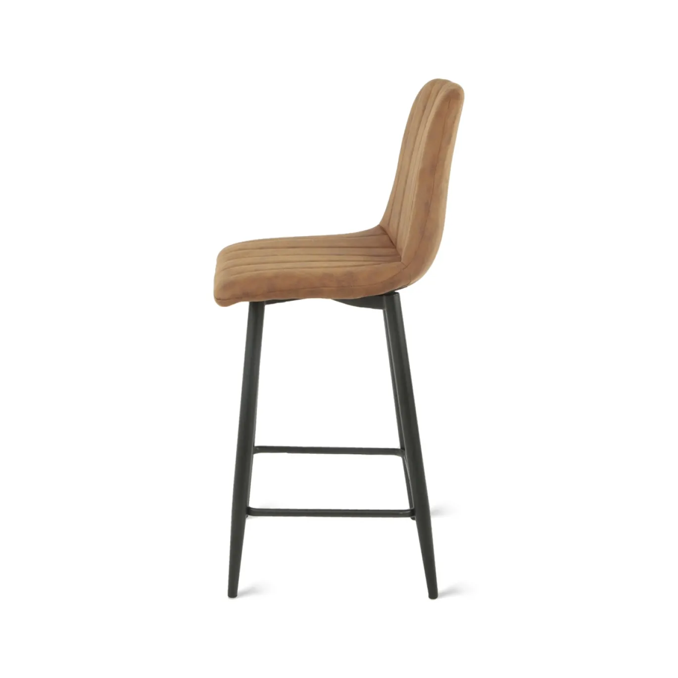Barkruk Jax Microleder Cognac - Giga Meubel