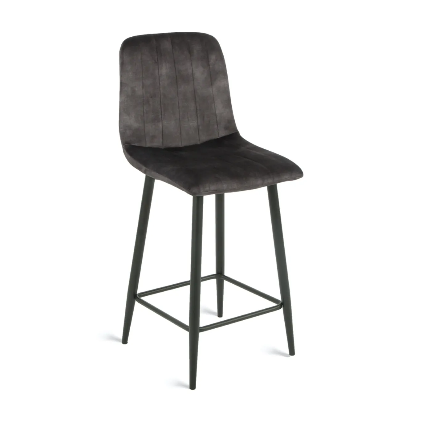 Barkruk Jax Velvet Antraciet - Giga Meubel