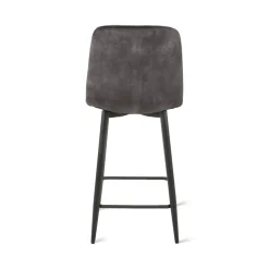 Barkruk Jax Velvet Antraciet - Giga Meubel