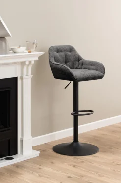 Barkruk Kelly Monza Antraciet - Giga Living