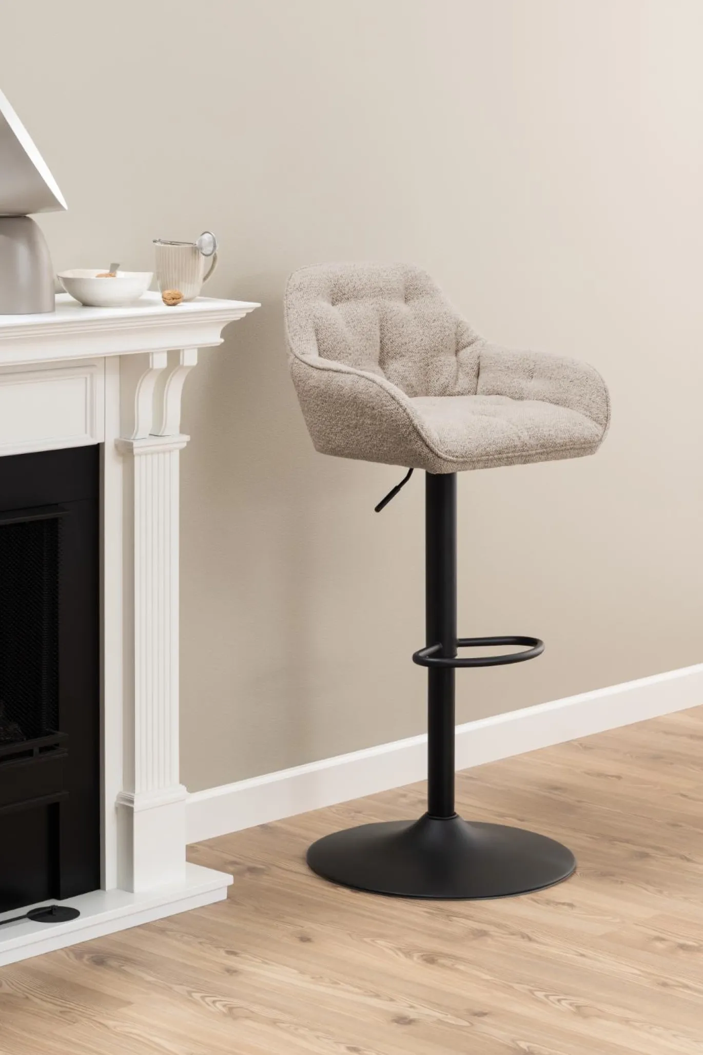 Barkruk Kelly Monza Beige - Giga Living