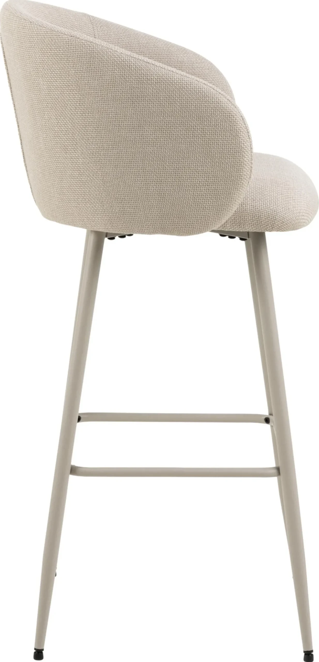 Barkruk Skive Beige Basel - Giga Living