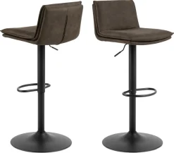 Barkruk Tregoss Antraciet - Giga Living
