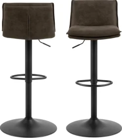 Barkruk Tregoss Antraciet - Giga Living