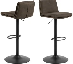 Barkruk Tregoss Antraciet - Giga Living