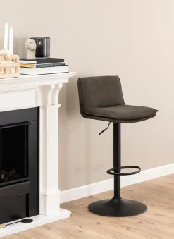 Barkruk Tregoss Antraciet - Giga Living