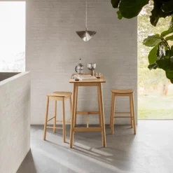 Barkruk Utzon Eikenfineer Mat - Giga Living