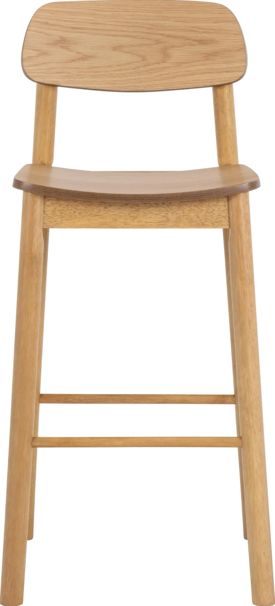 Barkruk Utzon Eikenfineer Mat Met Rugleuning - Giga Living