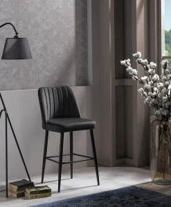 Barkruk Vento Antraciet Set van 2